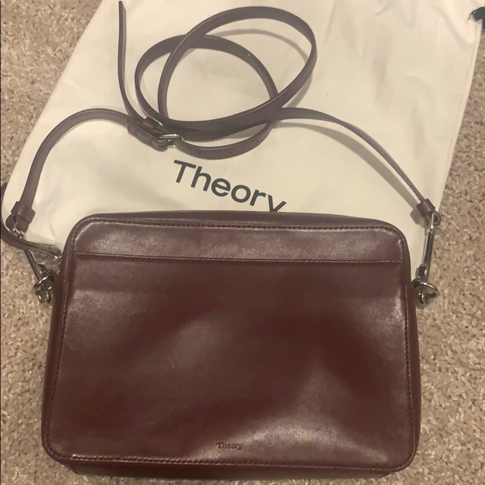 Theory maroon crossbody